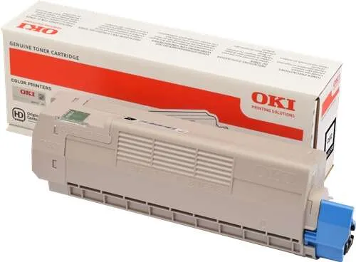 OKI C612 Negro Tóner Original - 46507508