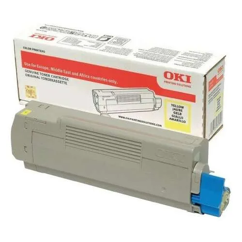 OKI C712 Amarillo Tóner Original - 46507613