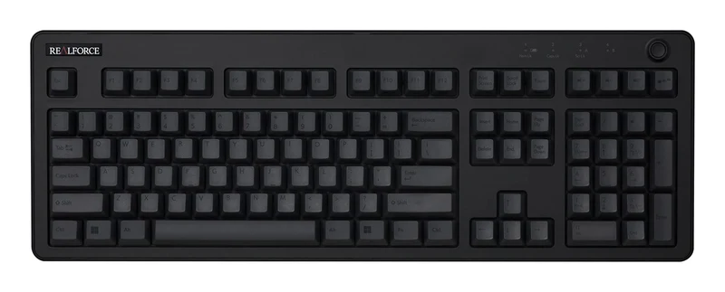 REALFORCE R3 Keyboard Hybrid Full 45g English Array Black & Dark Gray R3HB11