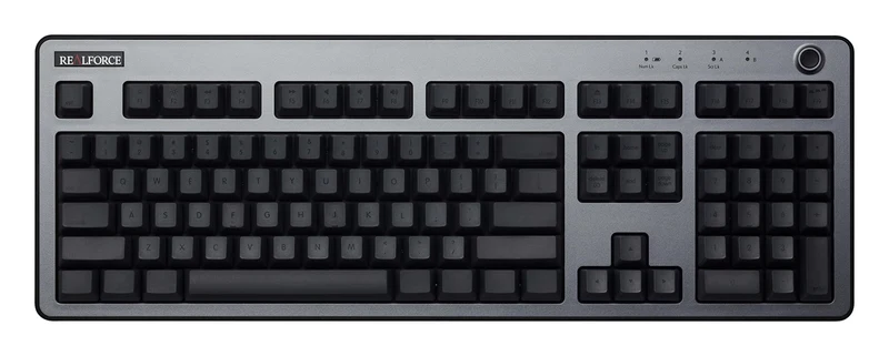 REALFORCE R3 Keyboard Hybrid Full 45g Array for Mac English Array Dark Silver & Dark Gray R3HF11