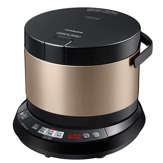 Hitachi Rice cooker 4 Cup 0.72L AC220-230V Brown Gold RZ-WS4Y-N Made in Japan