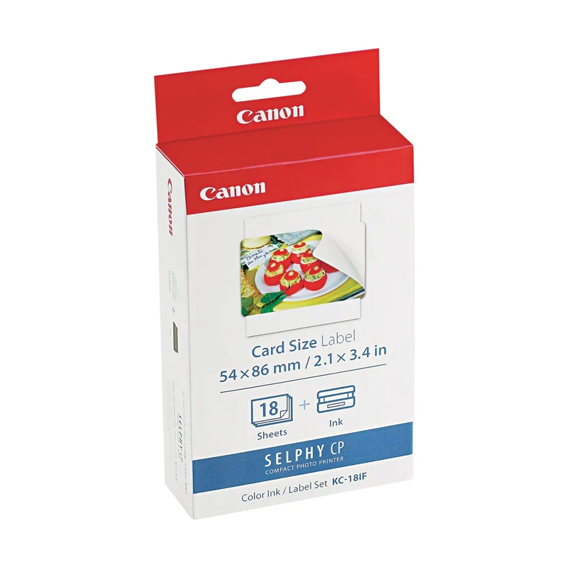 Canon KC-18IF color ink full size label set