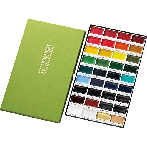 Kuretake Emochi Etegami Colors Faceted Aesthetic MC20/36V 36-color set