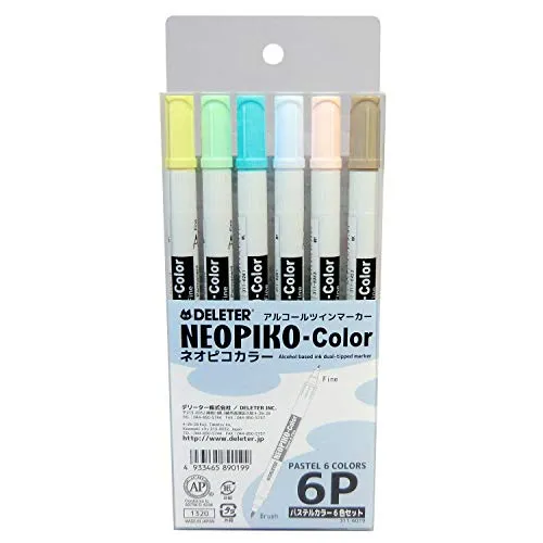Deleter Neopiko Pastel color 6set