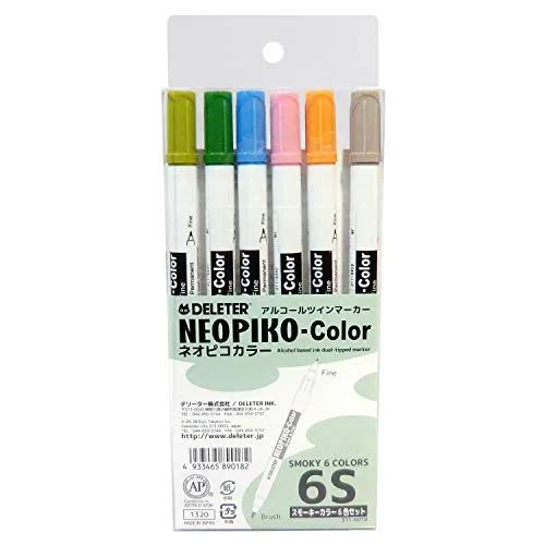 Deleter Neopiko Smoky color 6set