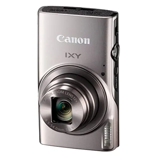 Canon IXY 650 silver compact digital camera 12x optical zoom Wi-Fi IXY650SL