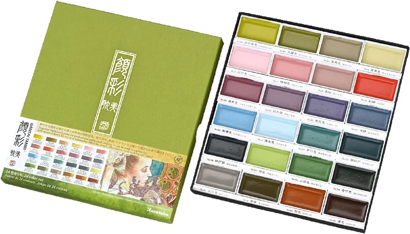 Kuretake Facial Aesthetic Art Nouveau 24 Colors MC20/24V/NW