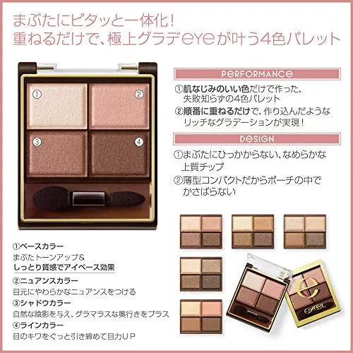 excel Skinny Rich Shadow SR06 (Sensual Brown) Palette Eye Shadow