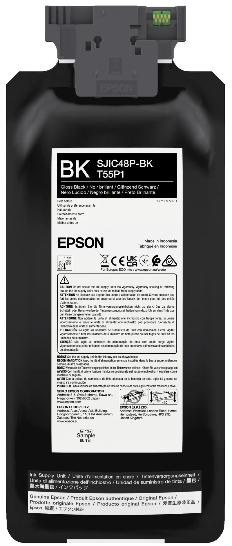 Epson SJIC48P Ink Cartridge for ColorWorks C8000e Colour Label Printer