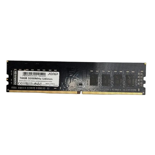 Memoria RAM JEMIP 16GB DDR4 3200MHz UDIMM Para PC Intel - JPBDDR4OIC023-16G3