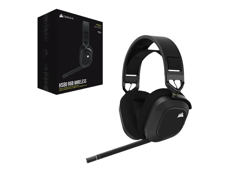 Audífonos Corsair HS80 RGB WIRELESS Premium Gaming Headset