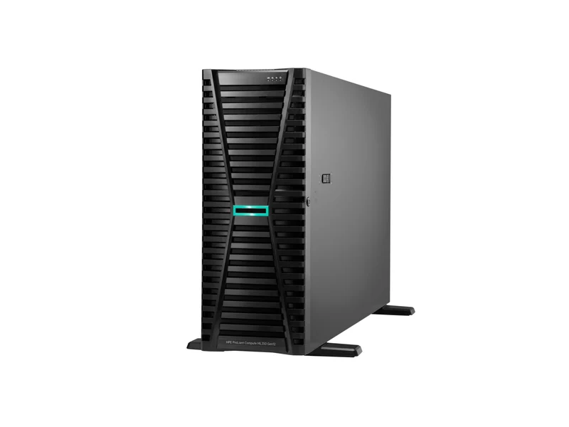 Servidor HPE ProLiant Compute ML350 Gen12 Network Choice, Intel Xeon 6515P 12 Núcleos, 64GB DDR5, SSD 2 x 480 GB, Torre 4U