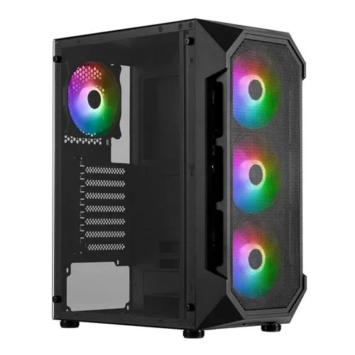 Case Gamdias GC1 Tempered Glass ATX Mid-Tower Computer Case Negro