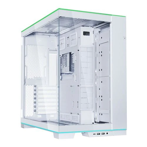 Case Lian Li O11D EVO RGB Tempered Glass ATX Mid-Tower Computer Case Blanco