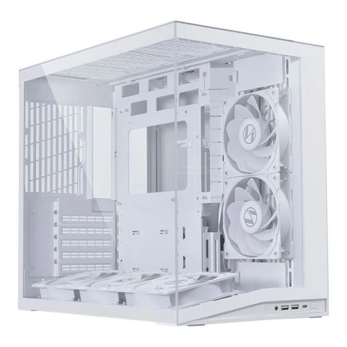 Case Lian Li O11 DYNAMIC MINI V2 Flow Tempered Glass ATX Mid-Tower Computer Case Blanco