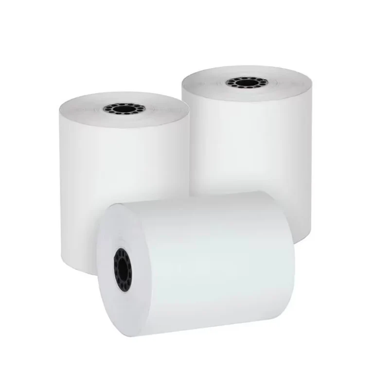 Caja de 25 rollos de Papel Térmico Tickets/Recibos POS - Consumibles Punto de Venta