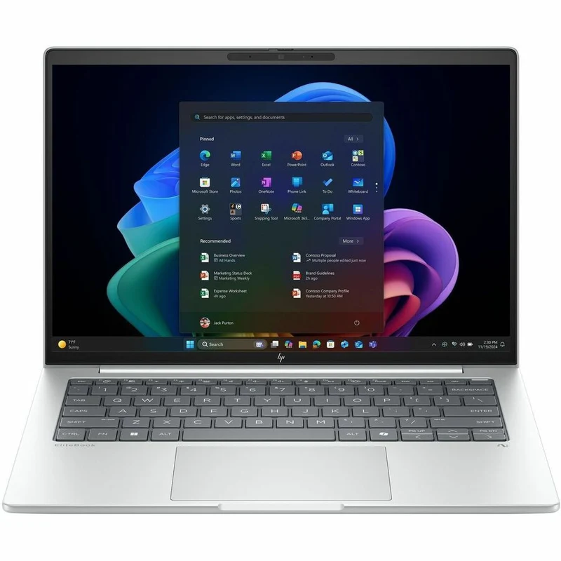 Laptop HP EliteBook 8 G1i 14" Touchscreen, Intel Core Ultra 7 258V 8 Núcleos, 32GB DDR5, 512 GB SSD, Arc Graphics, Táctil