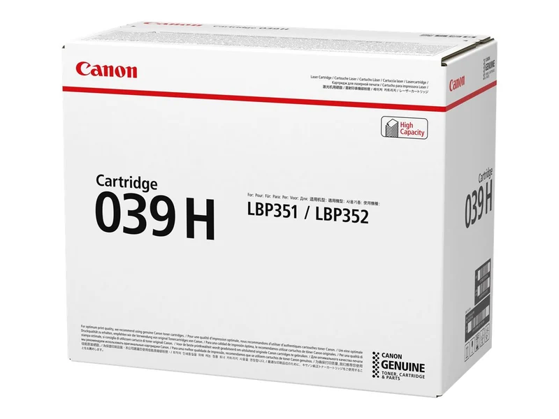 Tóner Canon 039 H Negro