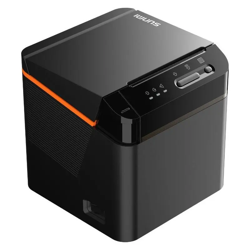 SUNMI Cloud Receipt Printer with Auto Cutter – USB-C, Bluetooth, Ethernet & Wi-Fi (Black)