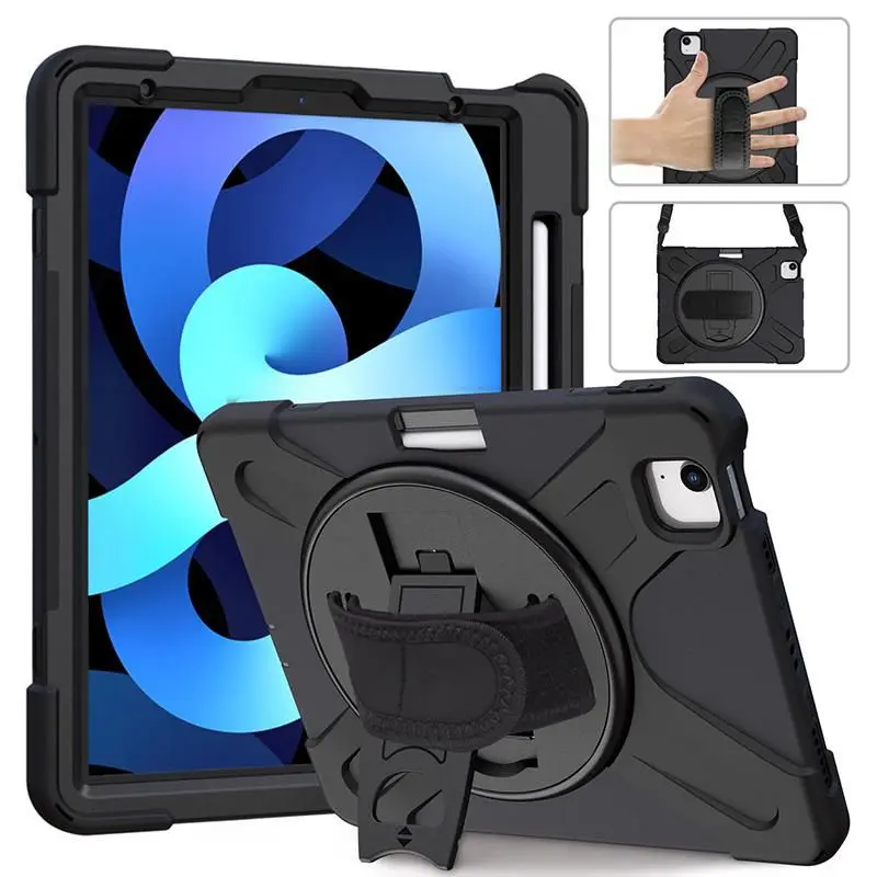 eSTUFF Chicago Rugged Full Body Case for iPad Air 11″ (2024/2025) with Built-in Screen Protector