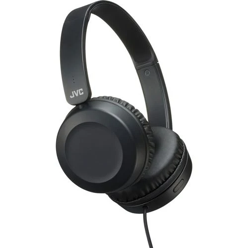 Audífonos JVC Powerful Sound On Ear Passive Noise Isolating Wired Headphones Negro