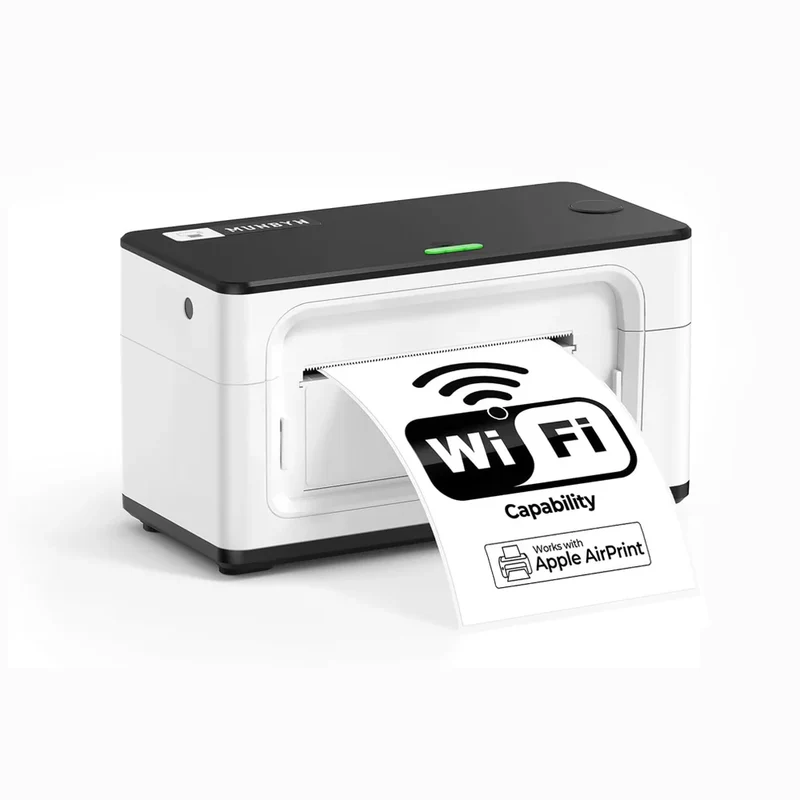 MUNBYN RW941AP AirPrint Thermodrucker für vielseitige Etiketten