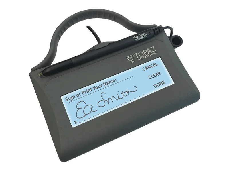 Terminal de Firma Topaz SigGem WOWPad Series T-LBK462