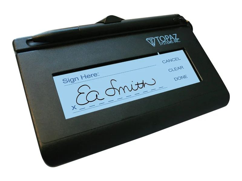 Terminal de Firma Topaz SignatureGem LCD1x5 T-L462-HSB