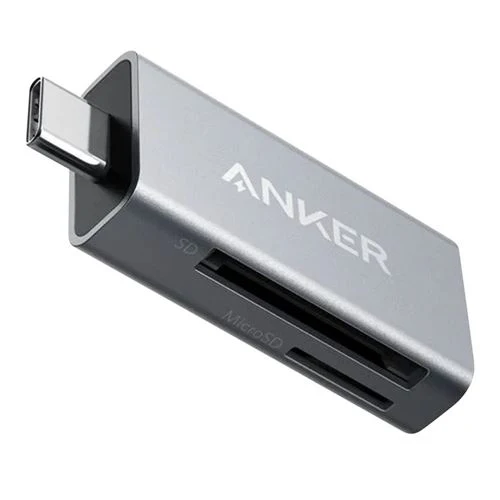 Hub USB-C Anker USB-C 2-in-1 Card Reader