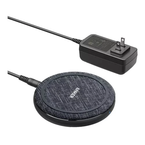 Cargador Inalámbrico Anker PowerWave II Sense Stand 15W Max Wireless Charger Negro