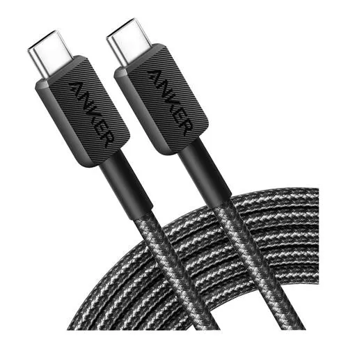 Cable Anker 322 PowerLine USB C to USB C Fast Charging 10ft Negro