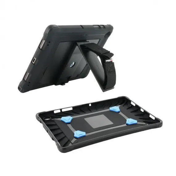 Mobilis Protech - Case for iPad 10.9'' (10th gen) with Kickstand + 360° Rotating Handstrap