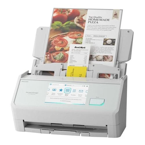 Escáner Ricoh ScanSnap iX2500 Touch Screen Scanner for PC and MAC (White) Blanco