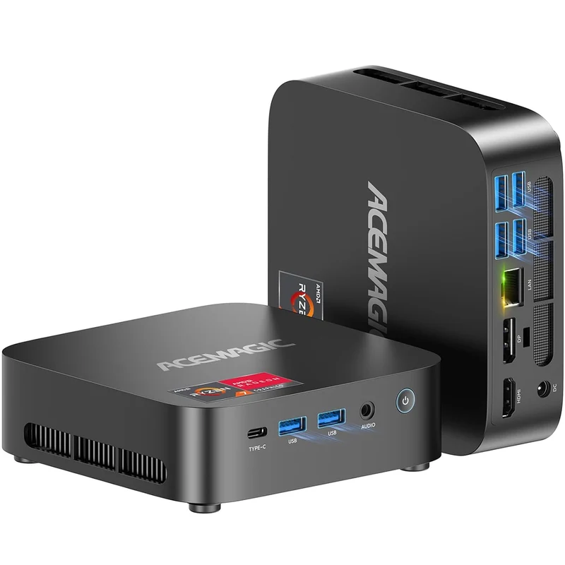 Mini PC Acemagic K1 16 GB RAM 512 GB SSD, con AMD Ryzen 5 7430U y Windows 11 Pro