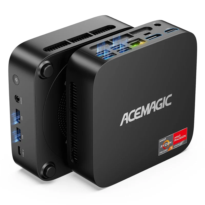Mini PC Acemagic K1 16 GB RAM 512 GB SSD, con AMD Ryzen 5 7430U