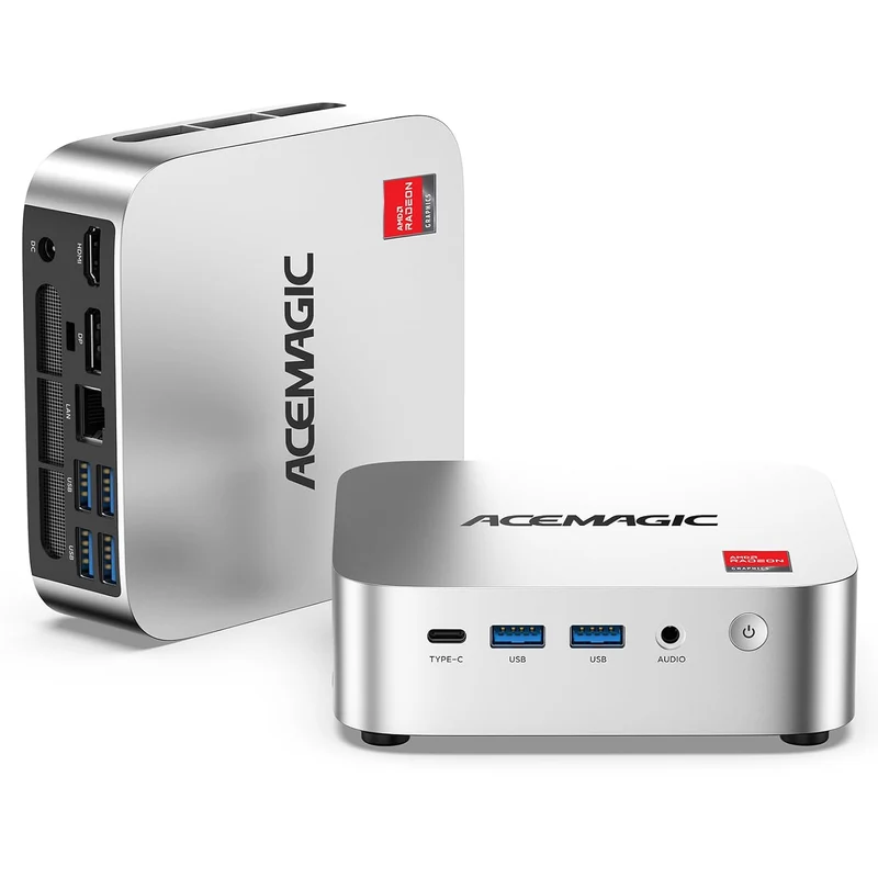 Mini PC Acemagic K1 8 GB RAM 256 GB SSD, con AMD Ryzen R2544 y Windows 11 Pro