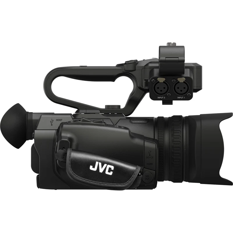Videocámara JVC GY-HM250 UHD 4K para Transmisión con generador de caracteres
