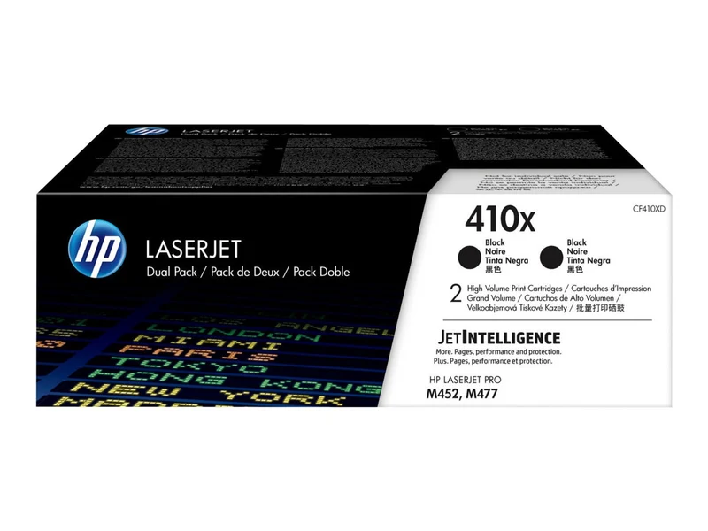 Tóner HP 410X (CF410XD) Negro Alto Rendimiento