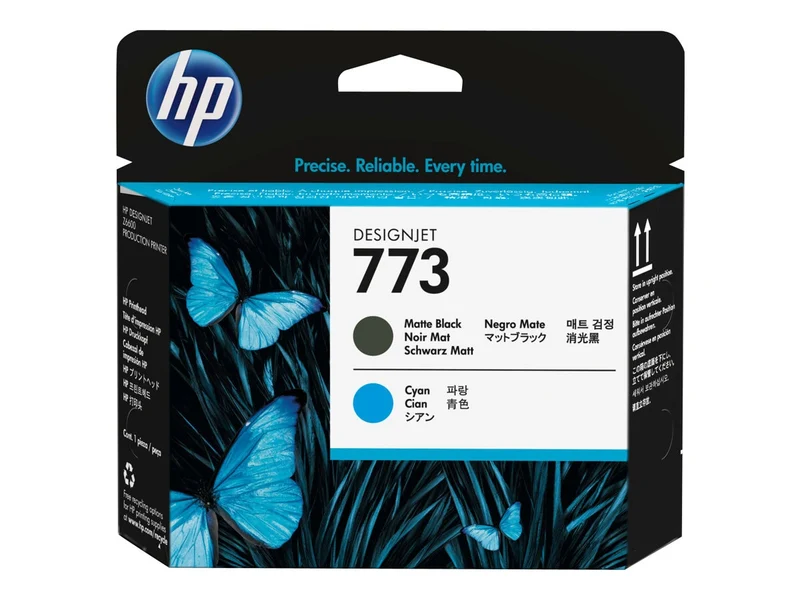 Tóner HP 773 Cyan,Matte Black