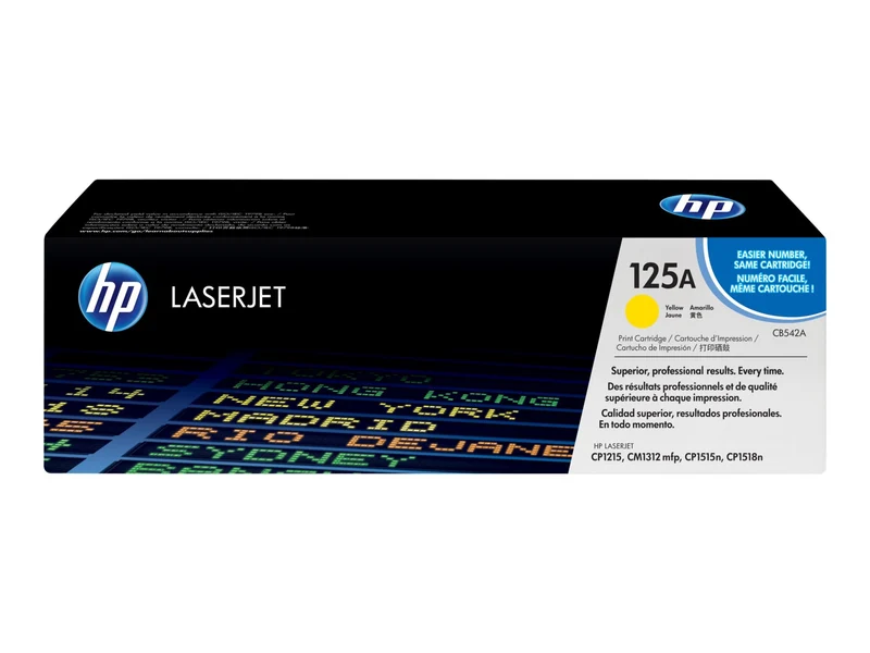 Tóner HP 125A (CB542A) Amarillo