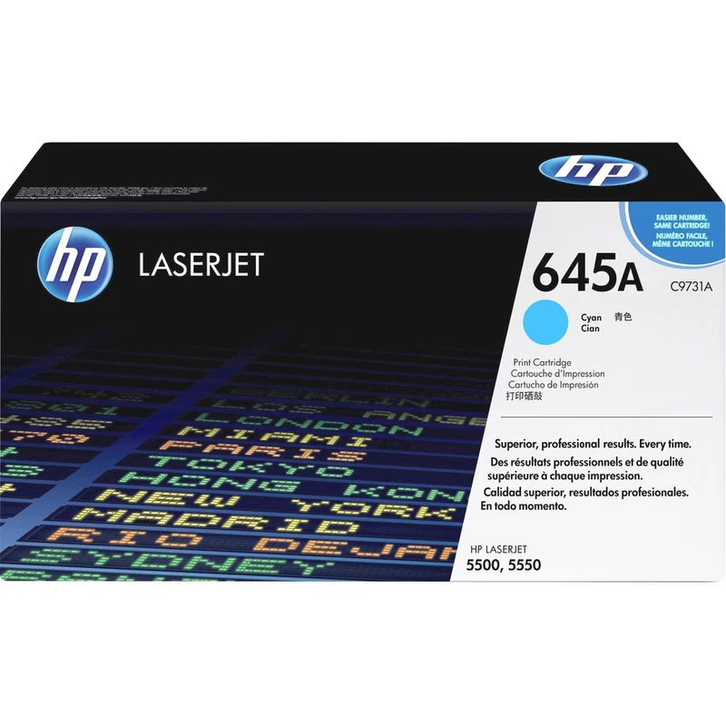 Tóner HP 645A (C9731A) Cian