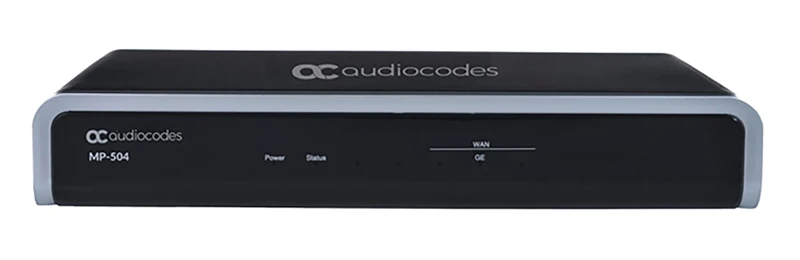 Gateway VoIP AudioCodes MediaPack MP-504, 2 puertos FXS analógicos, SIP · MP504/2S/SIP/RS