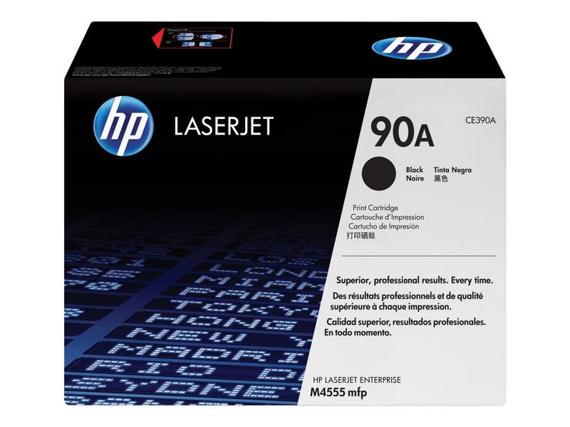 Tóner HP 90A (CE390A) Negro