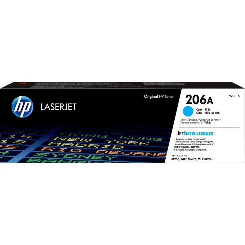 Tóner HP 206A Cian