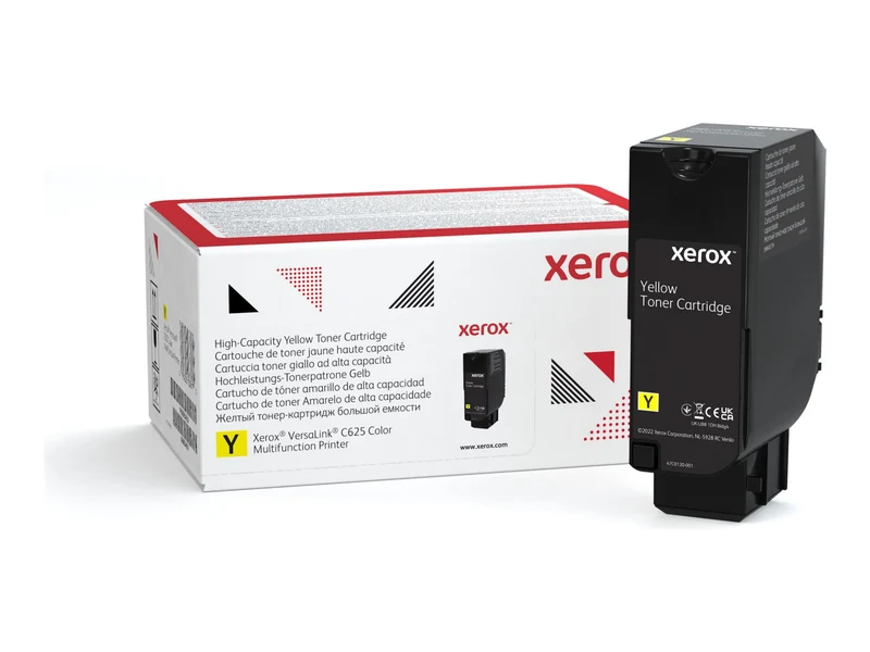 Tóner Xerox C625 Amarillo Alto Rendimiento