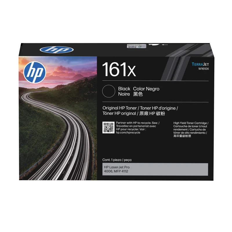 Tóner HP 161X Negro Alto Rendimiento