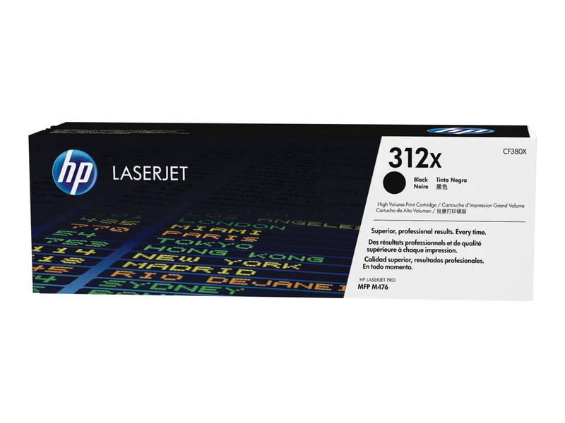 Tóner HP 312X (CF380X) Negro