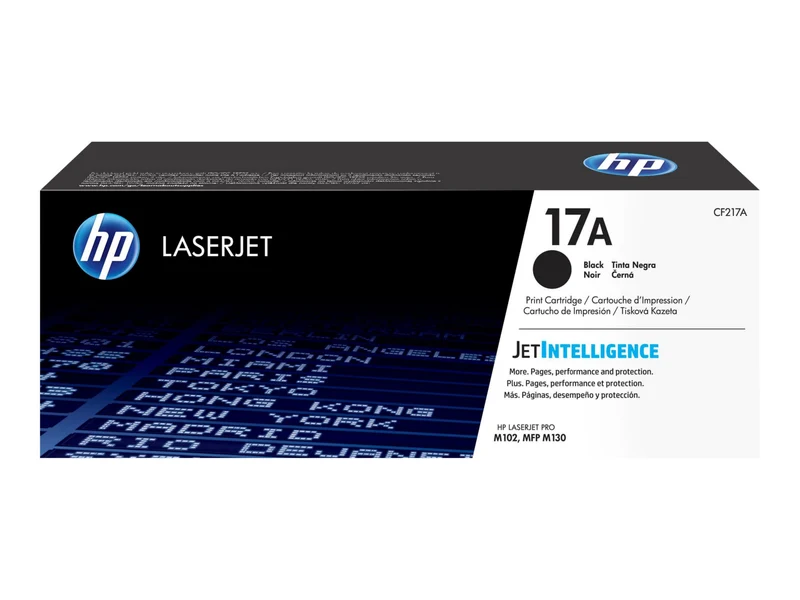 Tóner HP 17A Negro