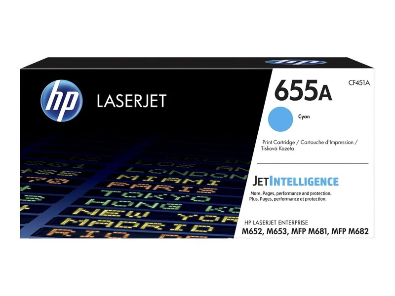 Tóner HP 655A (CF451A) Cian