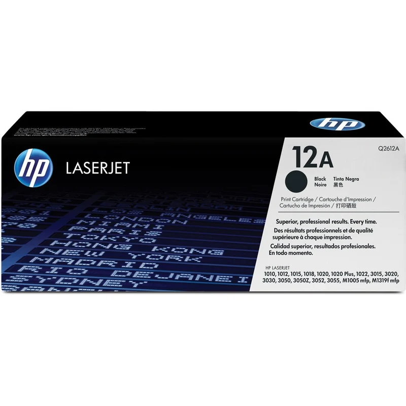Tóner HP 12A (Q2612A) Negro